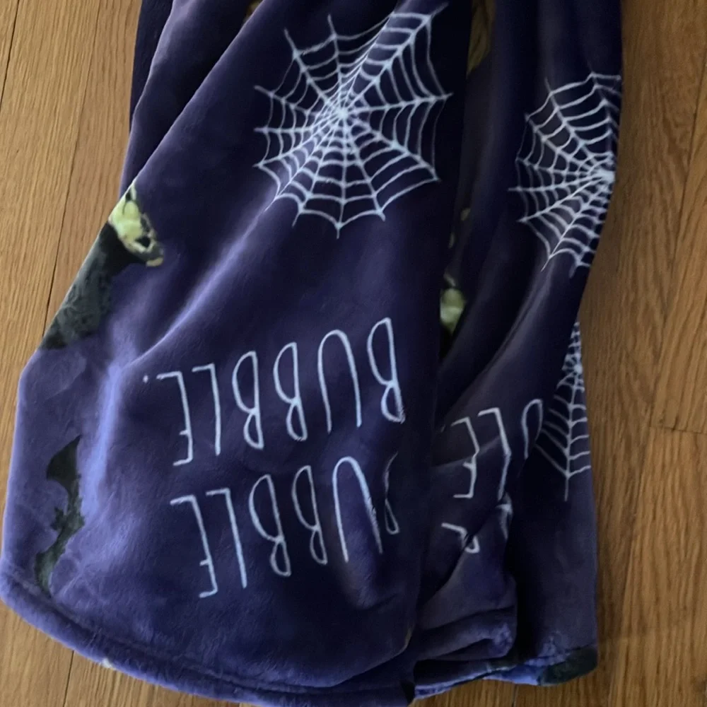 Rae Dunn Halloween throw blanket brand new